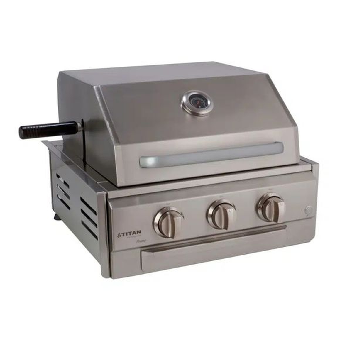 Assador Grill á Gás 2 + 1 Queimadores - Com Tampa Linha Prime Home Pro 3 - Titan - Coifas e Grills