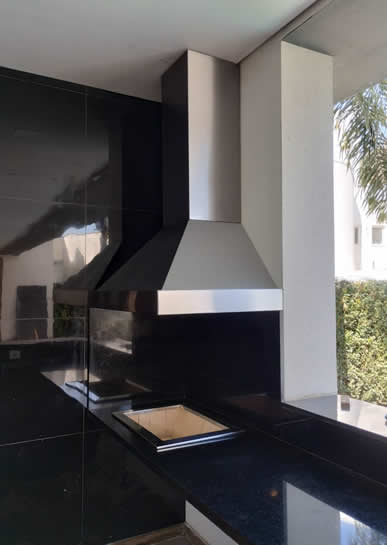 Câmara de Fogo Instalada - 6 - Coifas e Grills