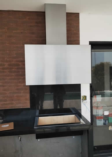 Câmara de Fogo Instalada - 7 - Coifas e Grills