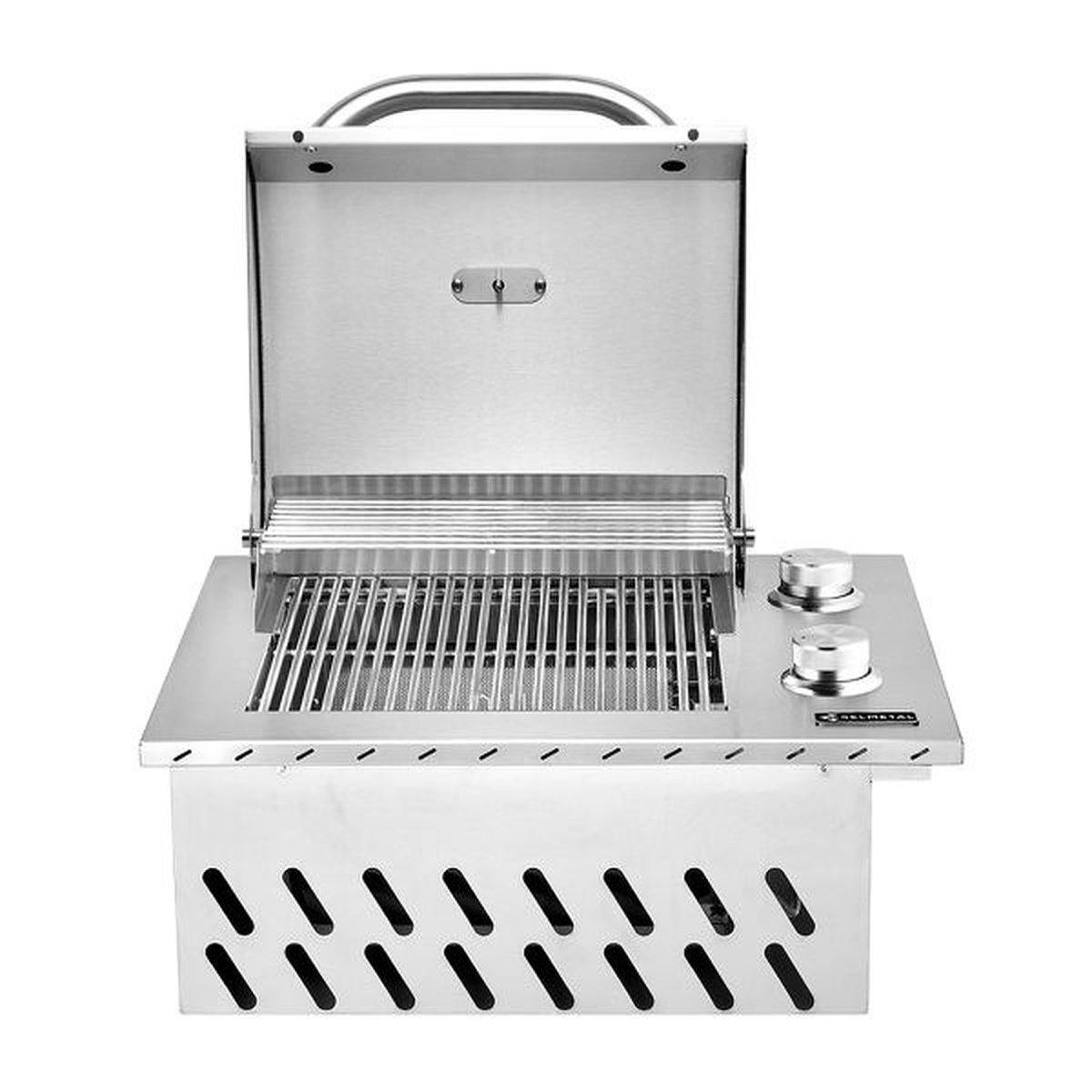 Churrasqueira a Gás Arizona 2 queimadores AISI 304 - Selmetal - Coifas e Grills