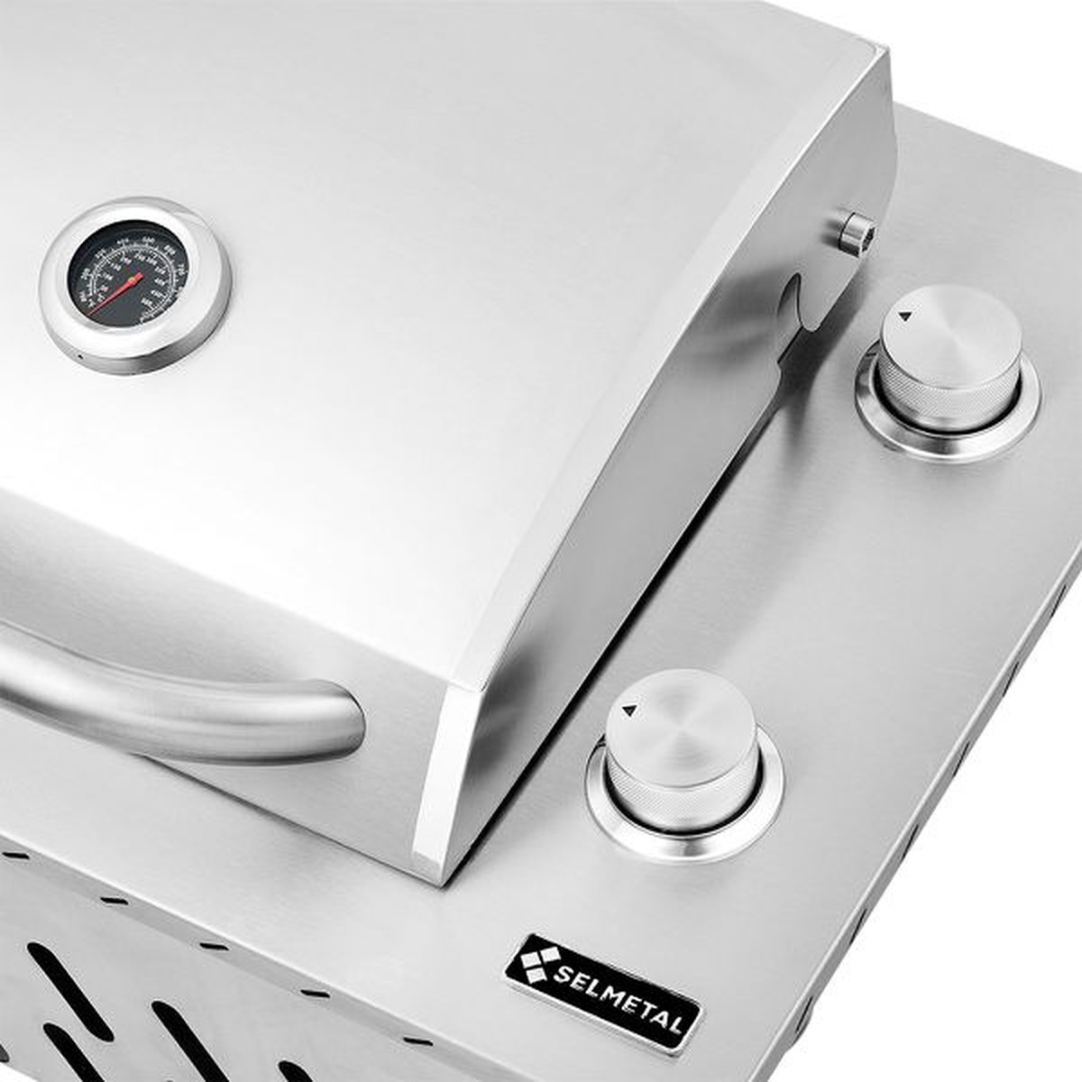 Churrasqueira a Gás Arizona 2 queimadores AISI 304 - Selmetal - Coifas e Grills