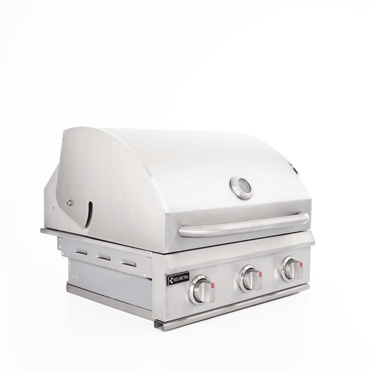 Churrasqueira a Gás Atlanta 4 Queimadores Completa AISI 304 - Polida - Selmetal - Coifas e Grills