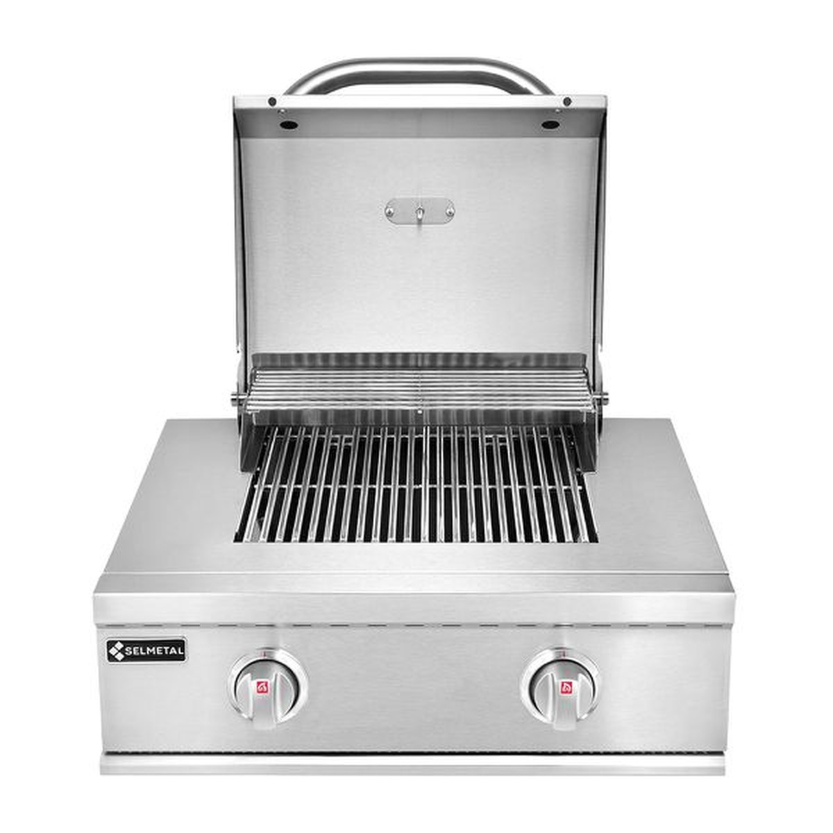 Churrasqueira a Gás Califórnia 2 queimadores AISI 304 - Selmetal - Coifas e Grills