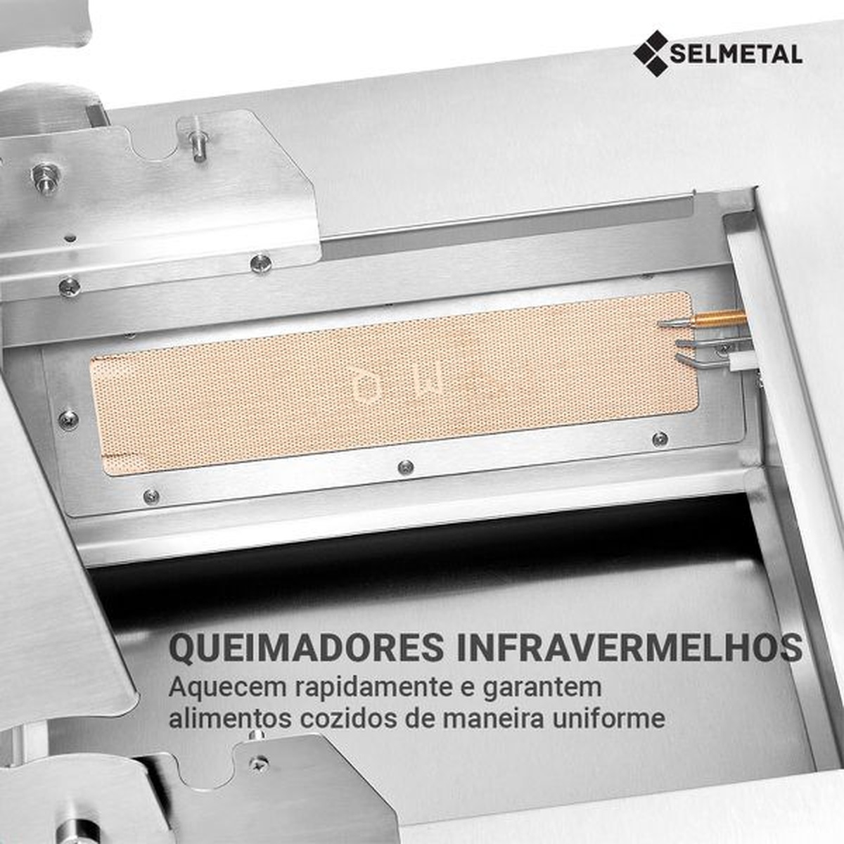 Churrasqueira a Gás Califórnia 2 queimadores AISI 304 - Selmetal - Coifas e Grills