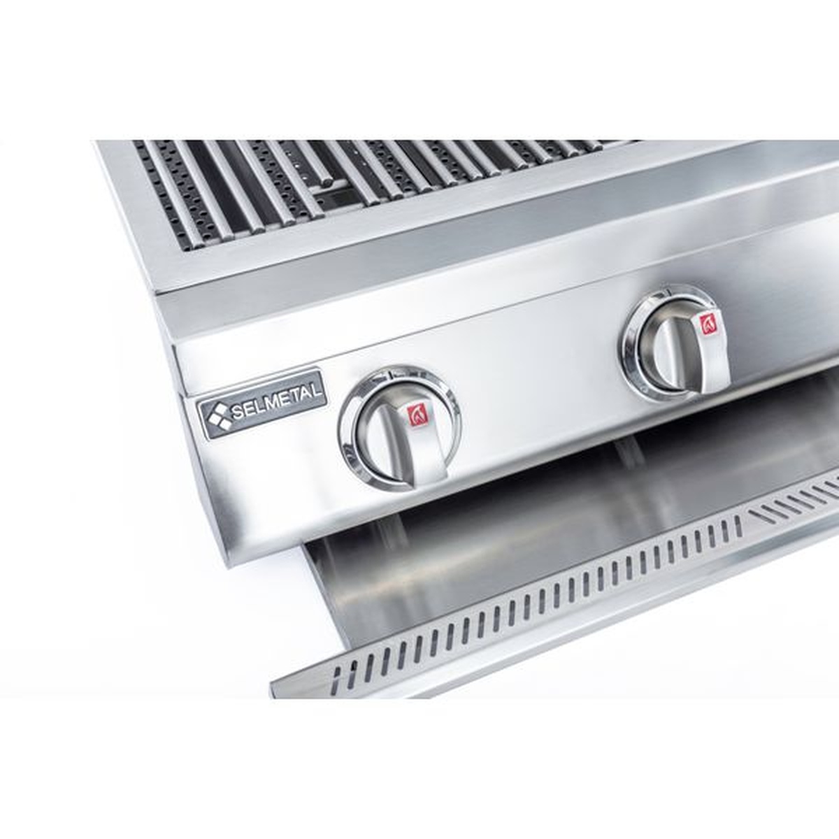 Churrasqueira a Gás Houston 3 Queimadores Completa AISI 304 - Polida - Selmetal - Coifas e Grills