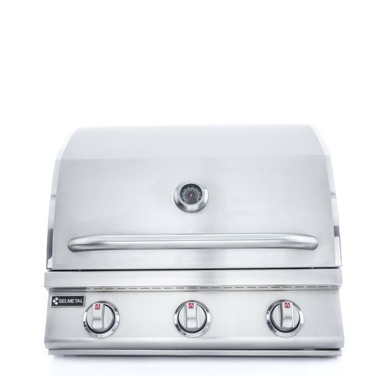 Churrasqueira a Gás Houston 4 Queimadores Completa AISI 304 - Polida - Selmetal - Coifas e Grills