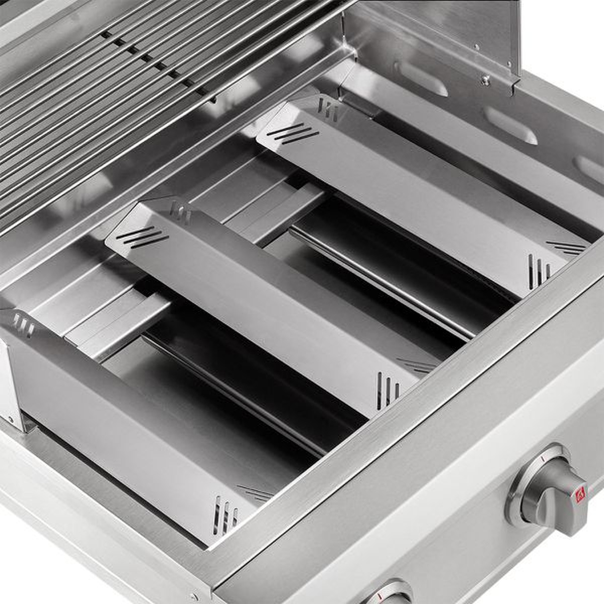 Churrasqueira a Gás Montana 3 queimadores com Visor de vidro AISI 304 - Selmetal - Coifas e Grills