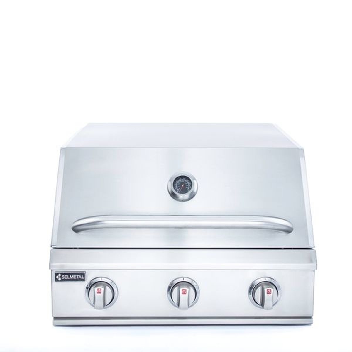 Churrasqueira a Gás Phoenix 4 Queimadores Completa AISI 304 - Polida - Selmetal - Coifas e Grills