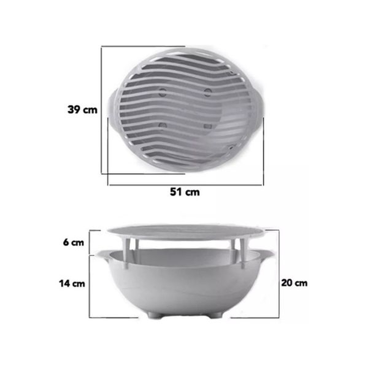 Churrasqueira De Alumínio Fundido Redonda - Art & Sabor - Coifas e Grills