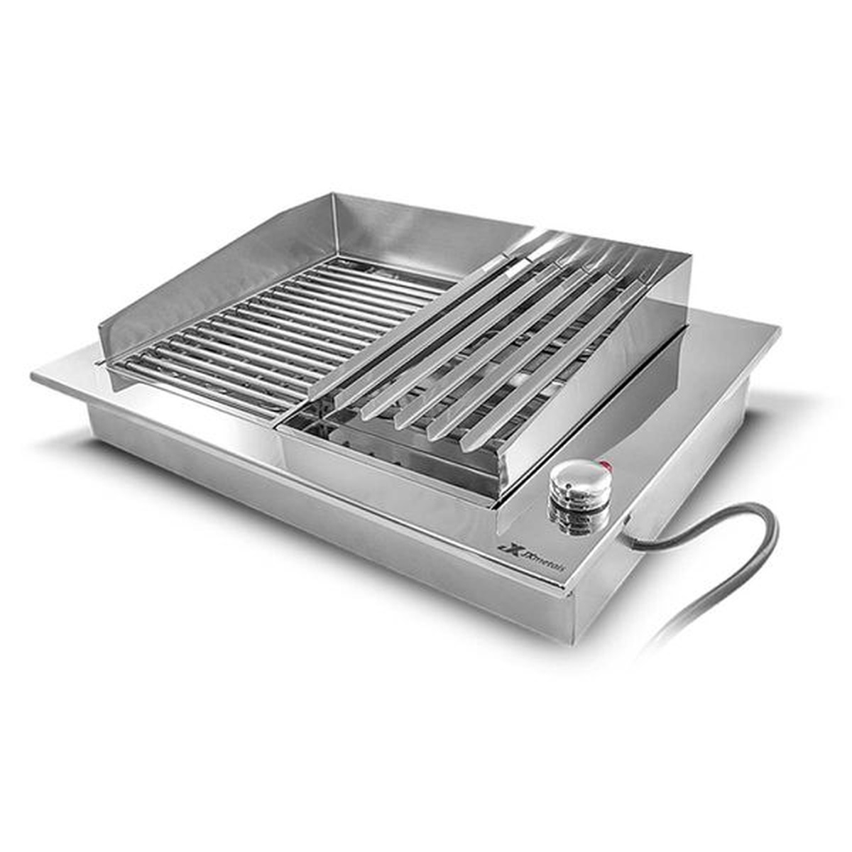 Churrasqueira Elétrica com Grelhas Duplas 220v - Jx Metais - Coifas e Grills