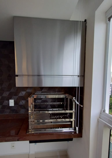 Coifa de Churrasqueira Box Inox 12 - Coifas e Grills