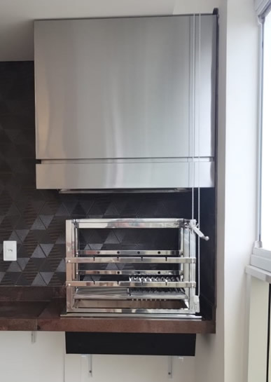 Coifa de Churrasqueira Box Inox 12 - Coifas e Grills