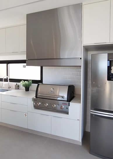 Coifa de Churrasqueira Box Inox 3 - Coifas e Grills