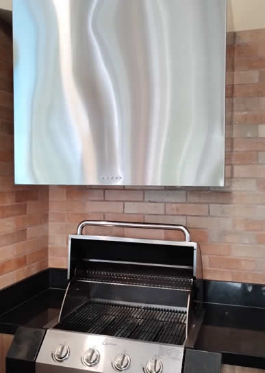 Coifa de Churrasqueira Box Inox 8 - Coifas e Grills