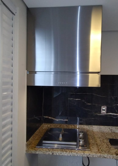 Coifa de Churrasqueira Box Inox 9 - Coifas e Grills