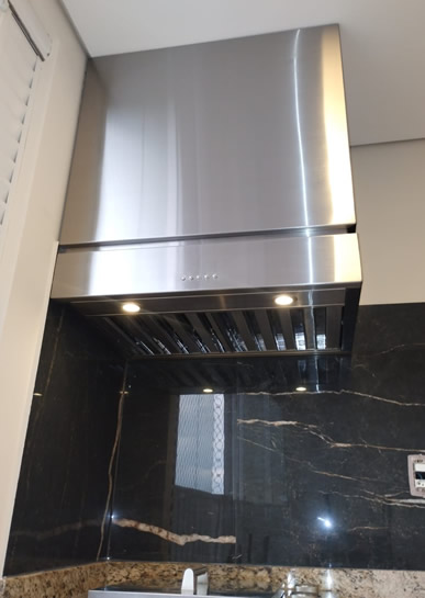 Coifa de Churrasqueira Box Inox 9 - Coifas e Grills