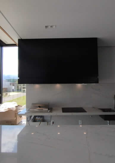 Coifa de Churrasqueira Box Preta 1 - Coifas e Grills