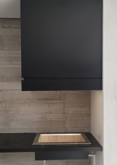 Coifa de Churrasqueira Box Preta 5 - Coifas e Grills