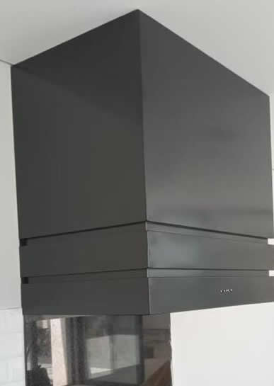 Coifa de Churrasqueira Box Preta - 7 - Coifas e Grills