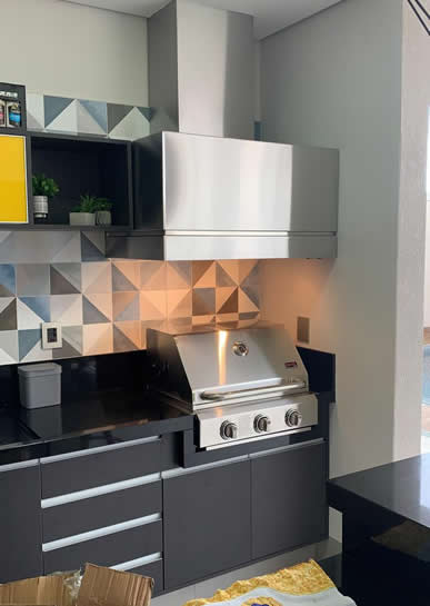 Coifa de Churrasqueira Box Slim 2 - Coifas e Grills