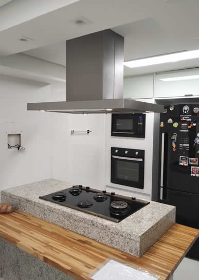 Coifa de Cozinha Slim Ilha 11 - Coifas e Grills