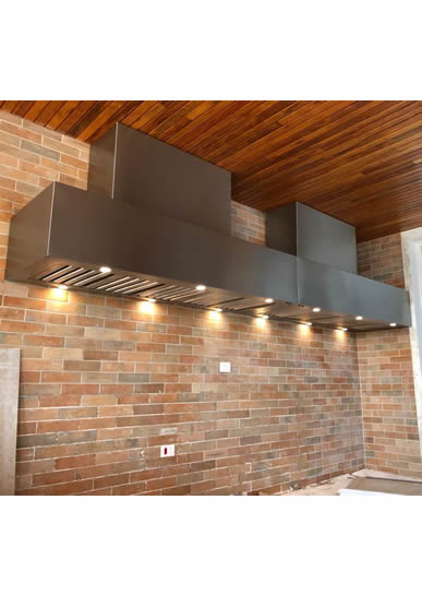 Coifa de Churrasqueira Box Slim 6 - Coifas e Grills