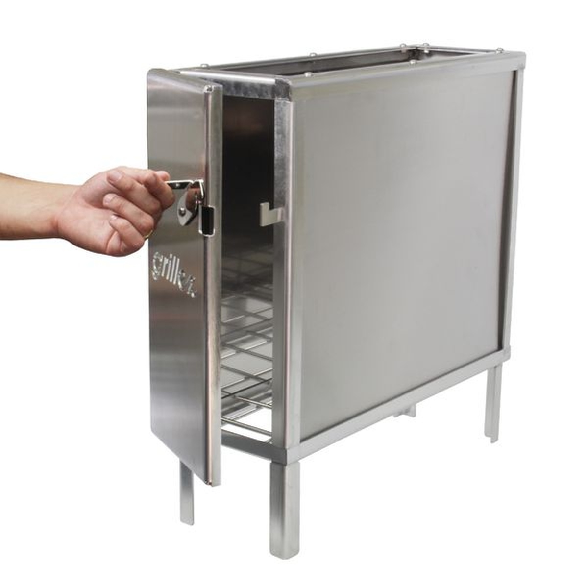 Firebox Com Tampa Kit Parrilla 2000 Pro Inox - Giragrill - Coifas e Grills