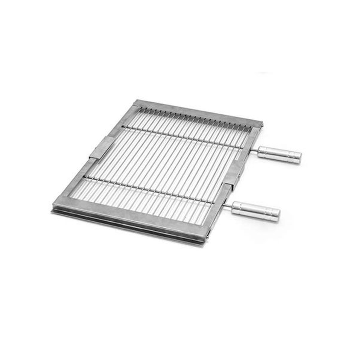 Grelha de Inox 304 Aramada Regulável com Abas 53/58,5cm - Jotas Grill - Coifas e Grills