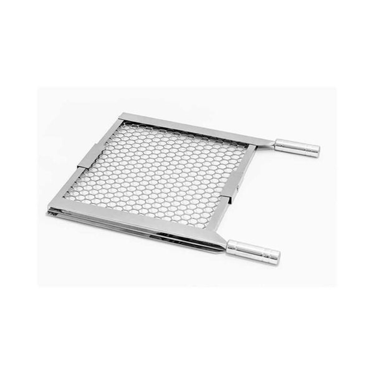 Grelha de Inox Furo Moeda Regulável com Abas 44/49,5cm - Jotas Grill - Coifas e Grills