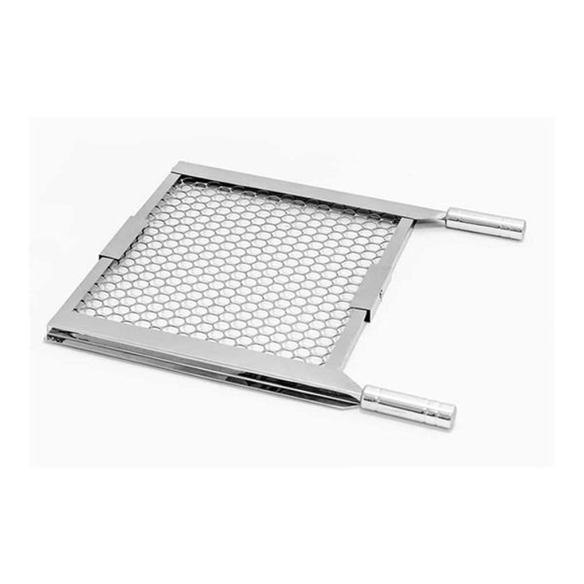 Grelha de Inox Furo Moeda Regulável com Abas 53/58,5cm - Jotas Grill - Coifas e Grills