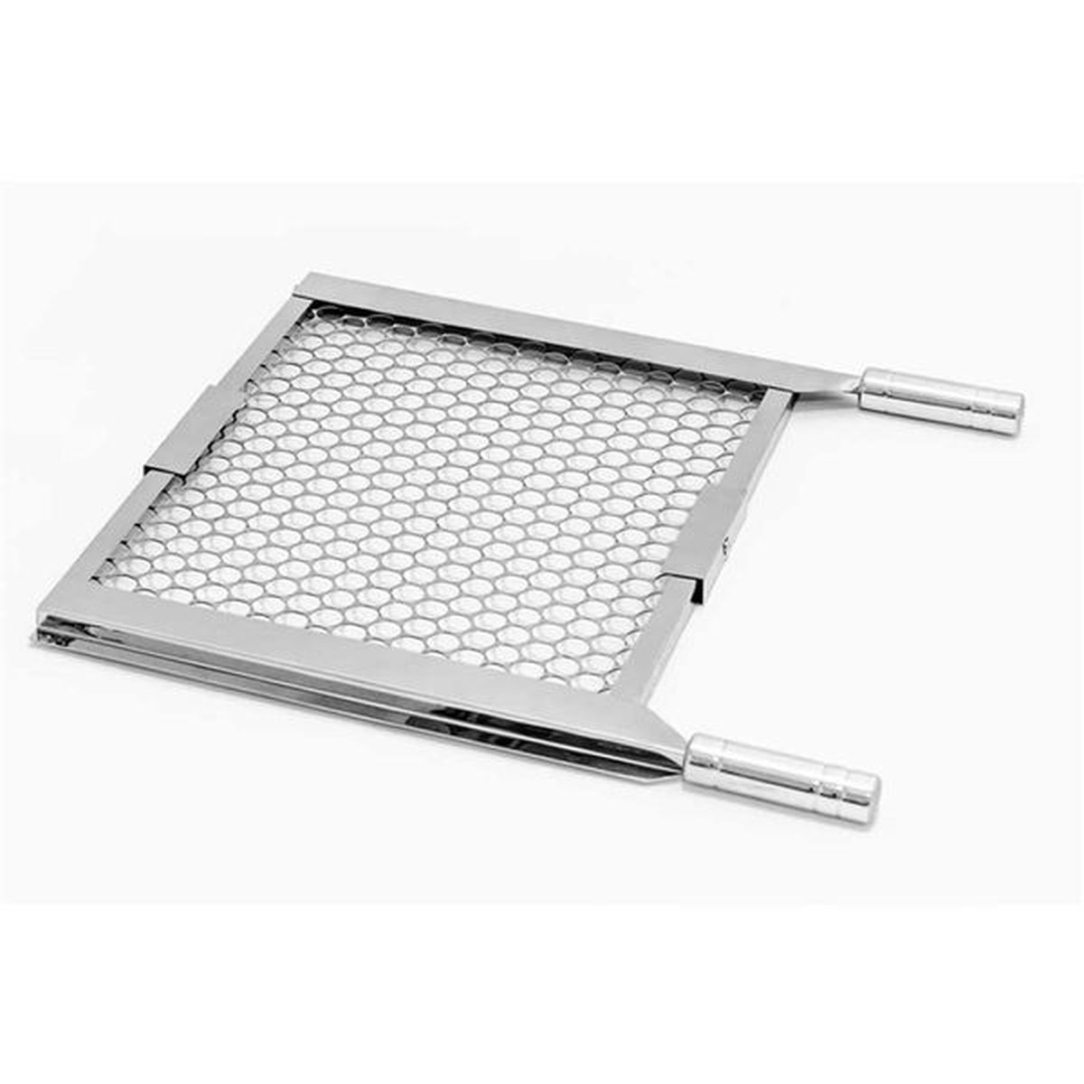 Grelha de Inox Furo Moeda Regulável com Abas 63/68,5cm - Jotas Grill - Coifas e Grills