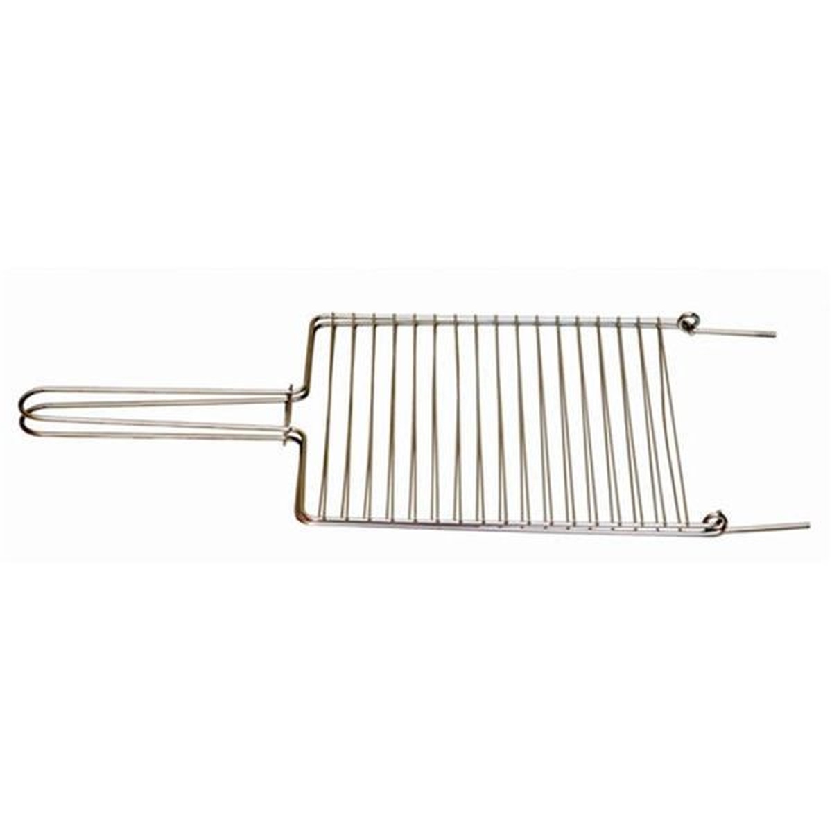 Grelha Dupla Reta Inox 24x28cm - Jotas Grill - Coifas e Grills