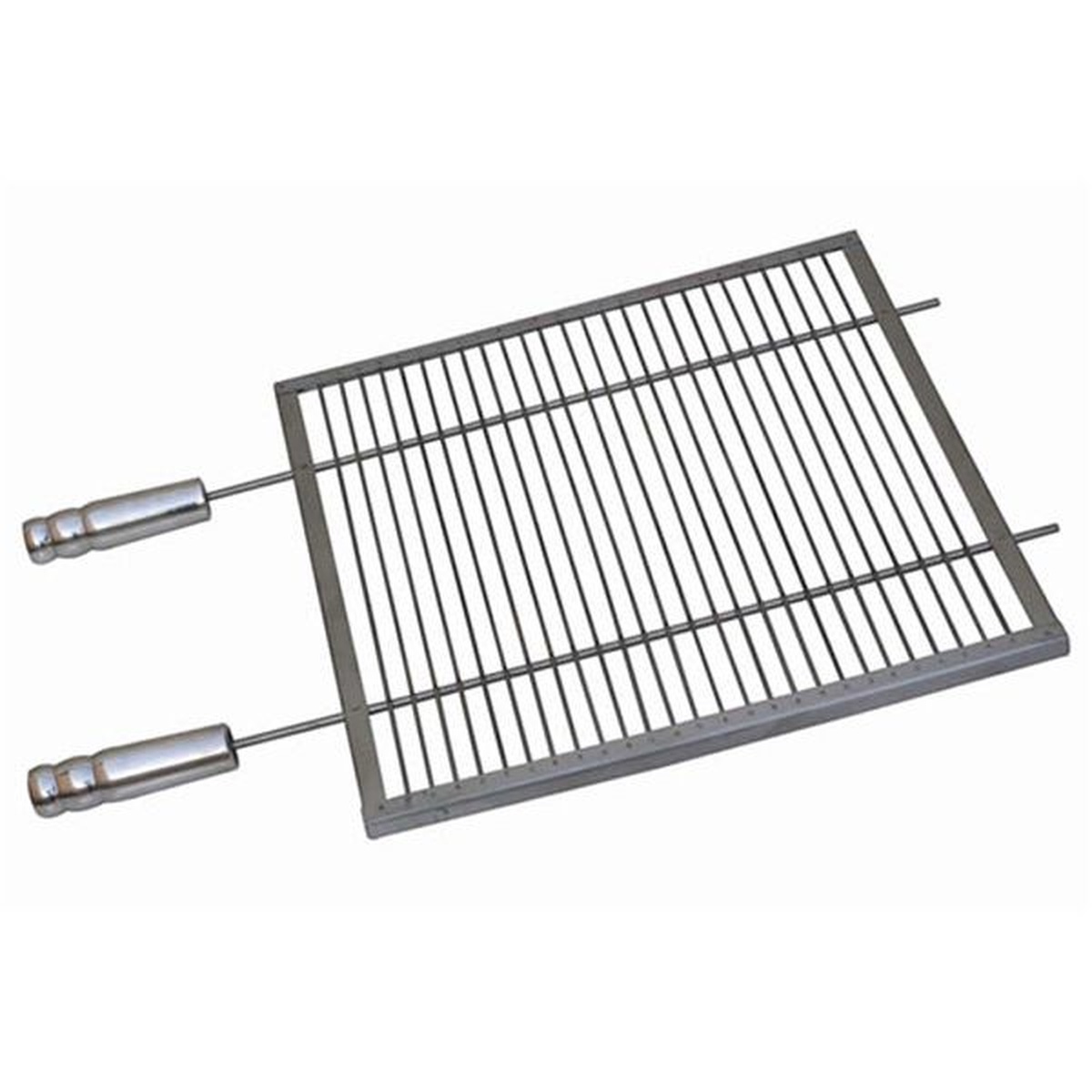 Grelha Inox 304 Aramada 40x45 com Cabo de Alumínio - Jotas Grill - Coifas e Grills