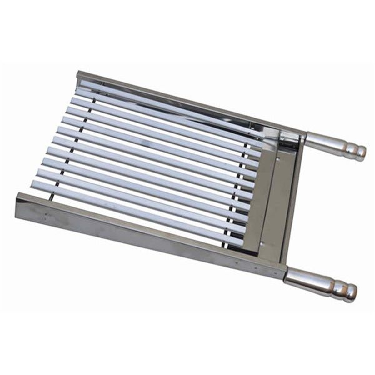 Grelha Inox 304 Argentina 30x50 com Cabo de Alumínio - Jotas Grill - Coifas e Grills