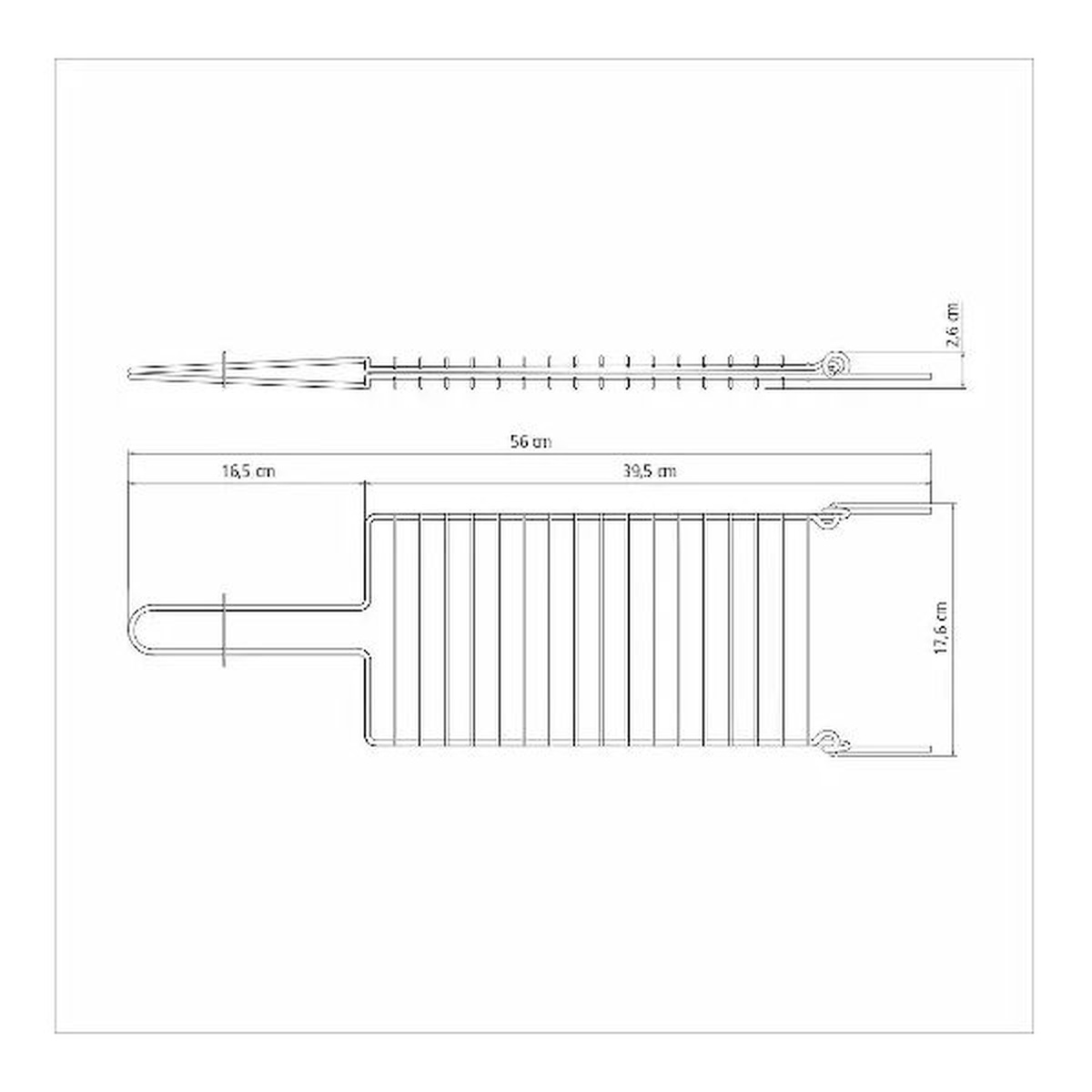 Grelha Para Peixe Inox Côncava Pequena 26480/003 - Tramontina - Coifas e Grills