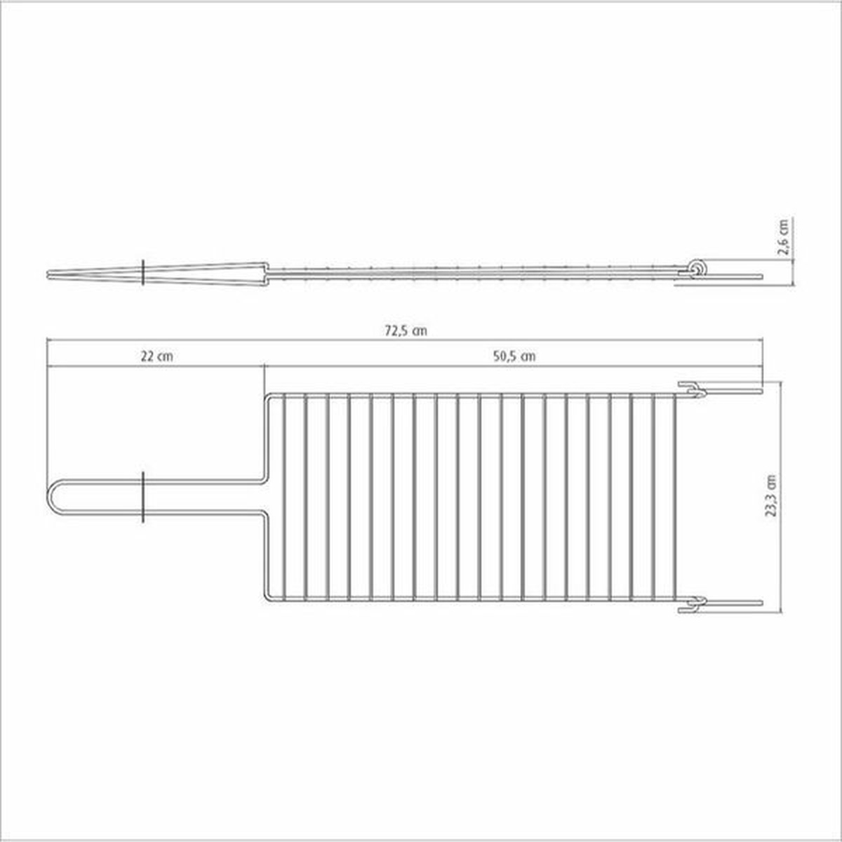 Grelha Plana Média Aço Inox 26481/002 - Tramontina - Coifas e Grills