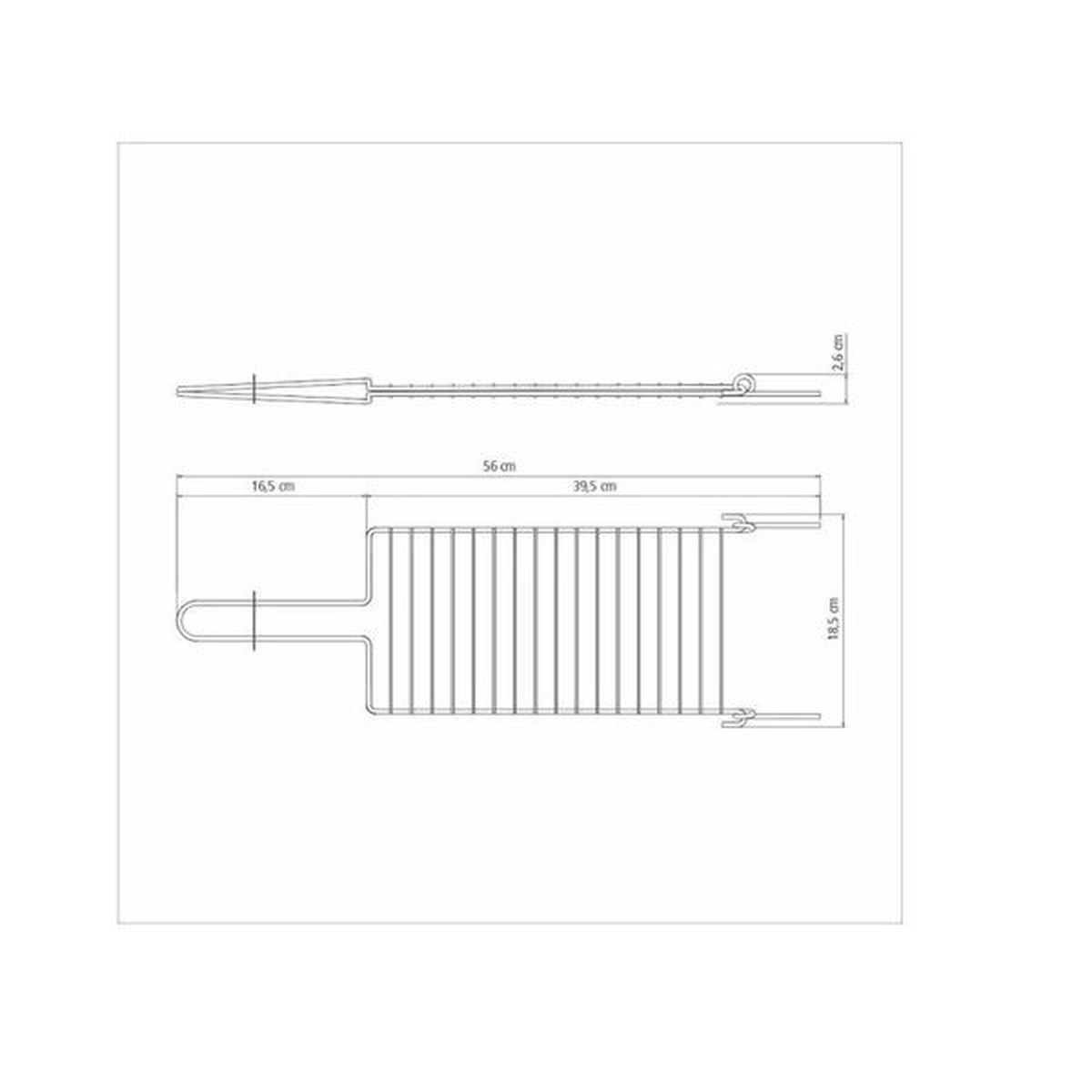 Grelha Plana Pequena Aço Inox 26481/003 - Tramontina - Coifas e Grills