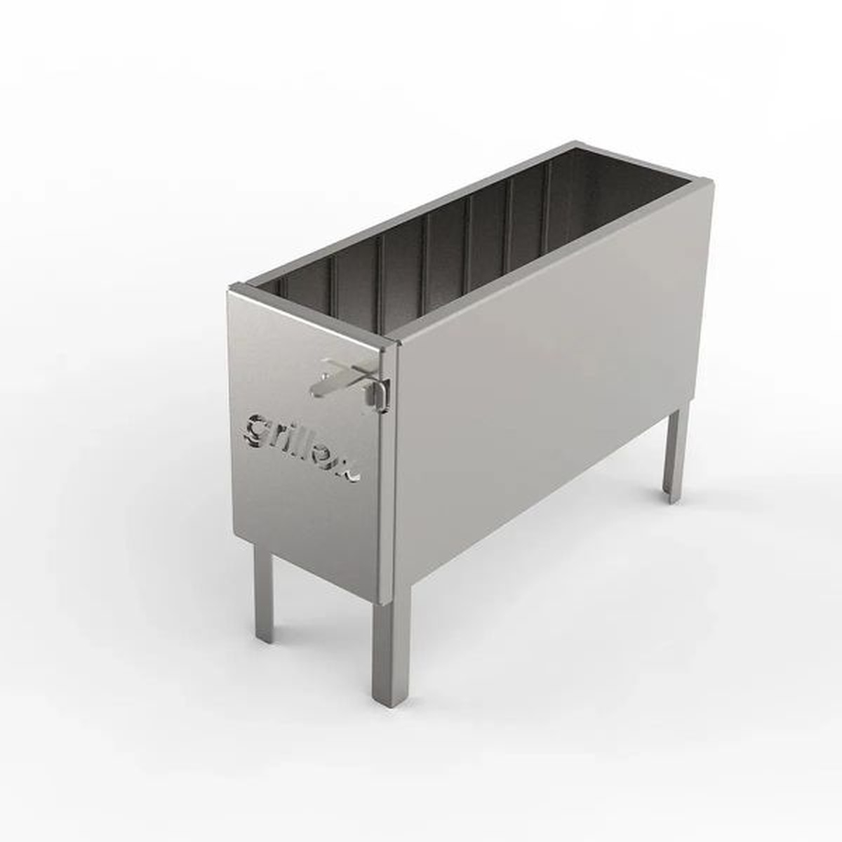 Kit Grillex Braseiro Ac e Firebox 2000 Inox Com Parrilla 4 Inox - Giragrill - Coifas e Grills