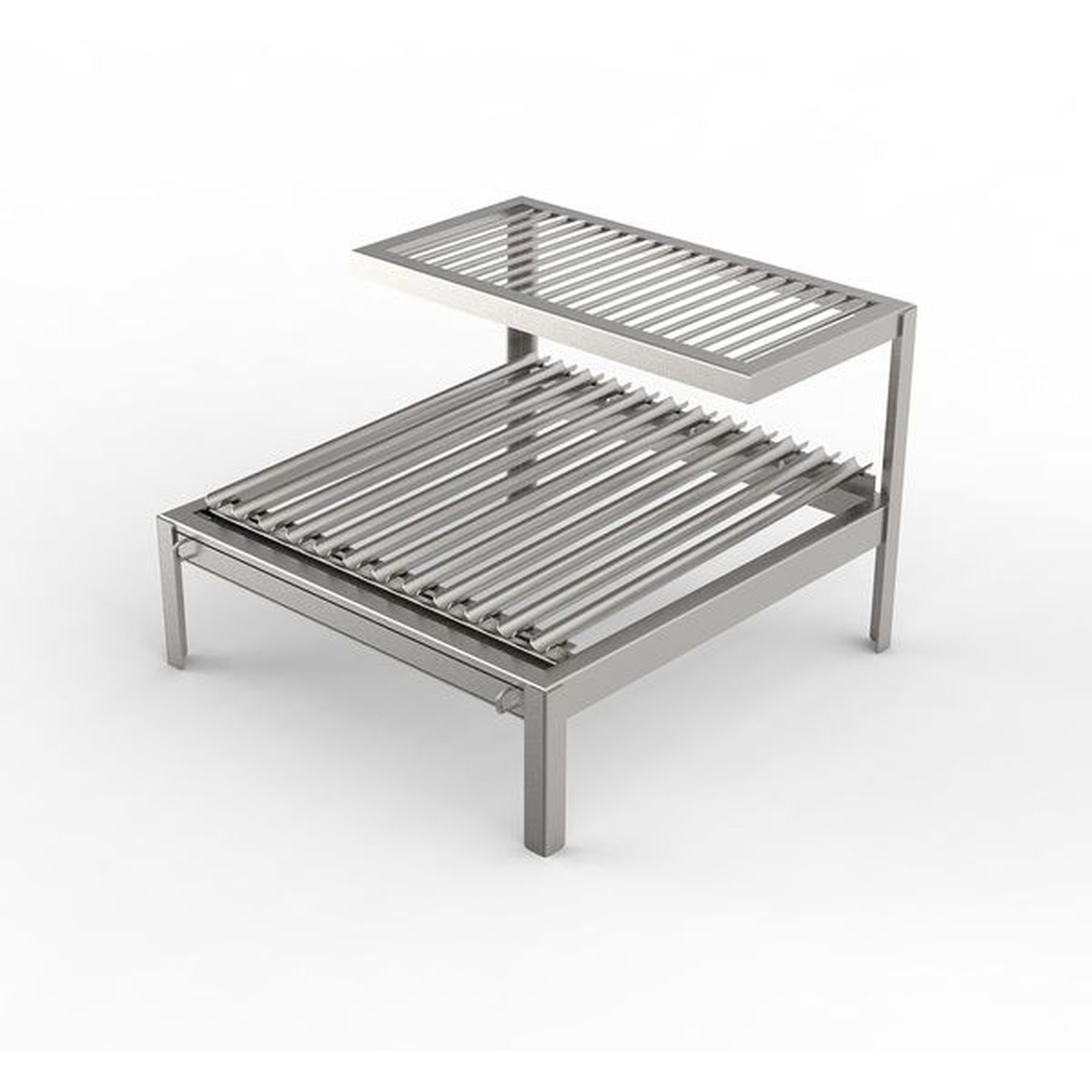 Kit Grillex Braseiro Ac e Firebox 2000 Inox Com Parrilla 4 Inox - Giragrill - Coifas e Grills