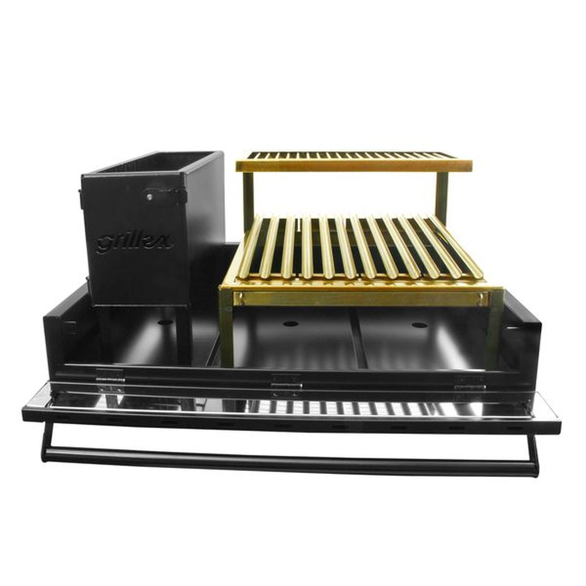 Kit Grillex Braseiro e Firebox 2000 Ac Com Parrilla 4 Ac - Giragrill - Coifas e Grills