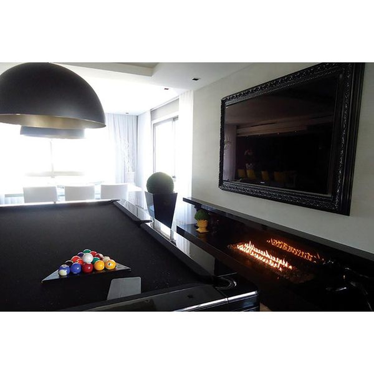 Kit Lareira 110cm com Controle Remoto com 02 Linhas de Fogo - LCZ - Coifas e Grills