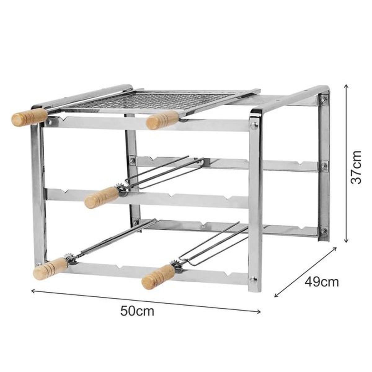 Kit Suporte 1004 Em Inox - Giragrill - Coifas e Grills