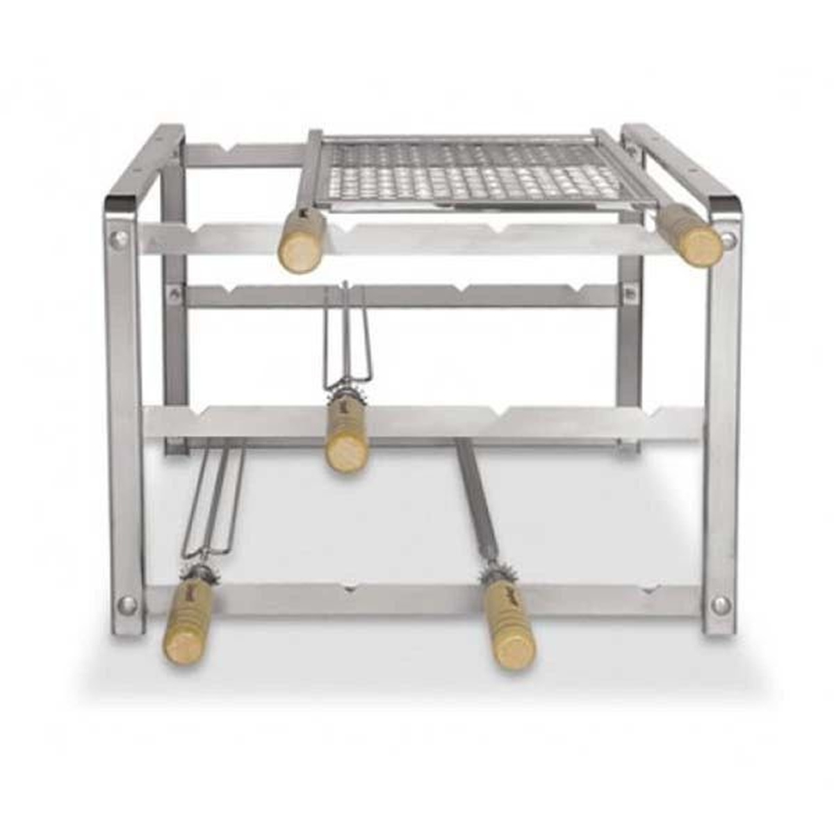 Kit Suporte 1004 Em Inox - Giragrill - Coifas e Grills
