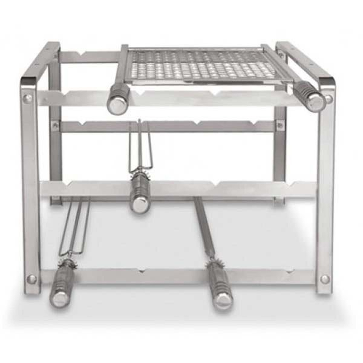Kit Suporte 1004 Em Inox Premium - Giragrill - Coifas e Grills