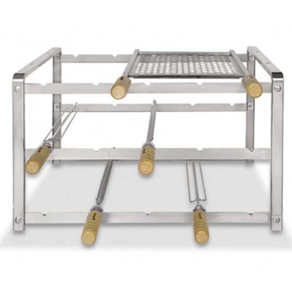 Kit Suporte 1005 Em Inox - Giragrill - Coifas e Grills