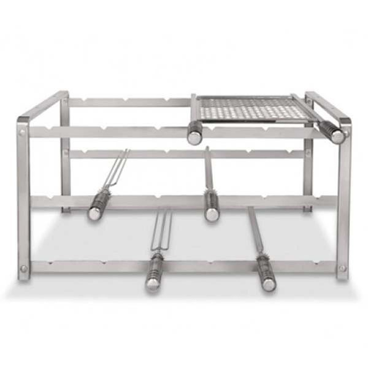 Kit Suporte 1006 Em Inox Premium - Giragrill - Coifas e Grills