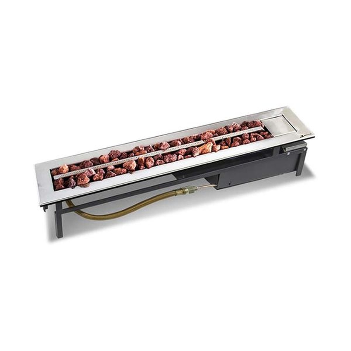 Lareira a Gás Modelo Stile 90cm - Jx Metais - Coifas e Grills