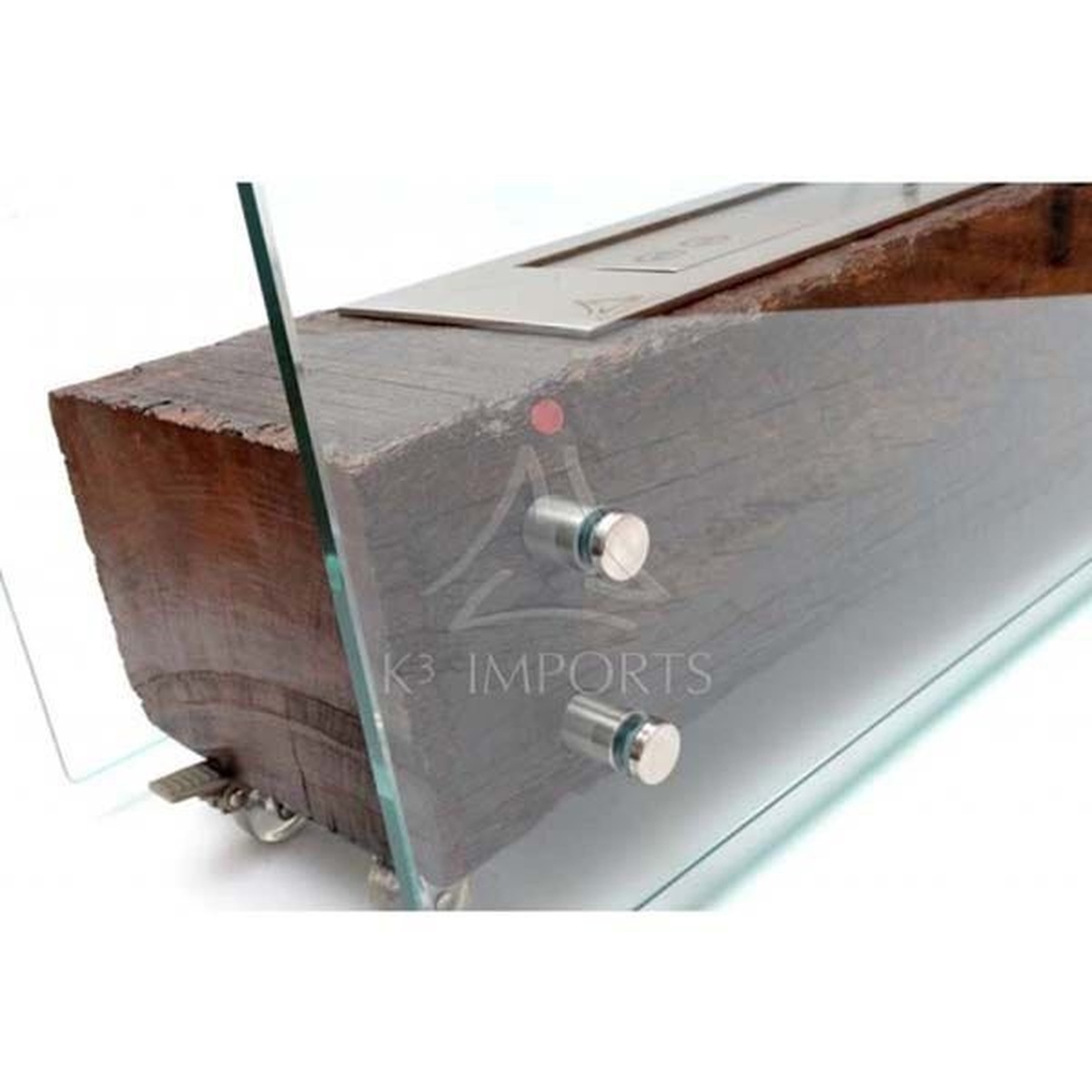 Lareira Ecológica À Álcool (Etanol) Mauna de 91cm E Queimador De 61 Cm - K3 Imports - Coifas e Grills