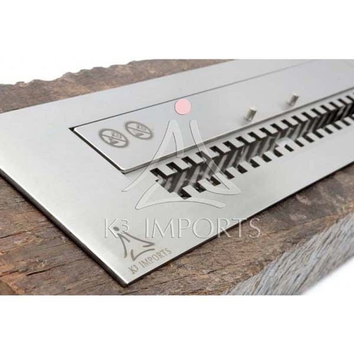 Lareira Ecológica À Álcool (Etanol) Modelo Loa De 73cm Com Queimador De 61cm - K3 Imports - Coifas e Grills