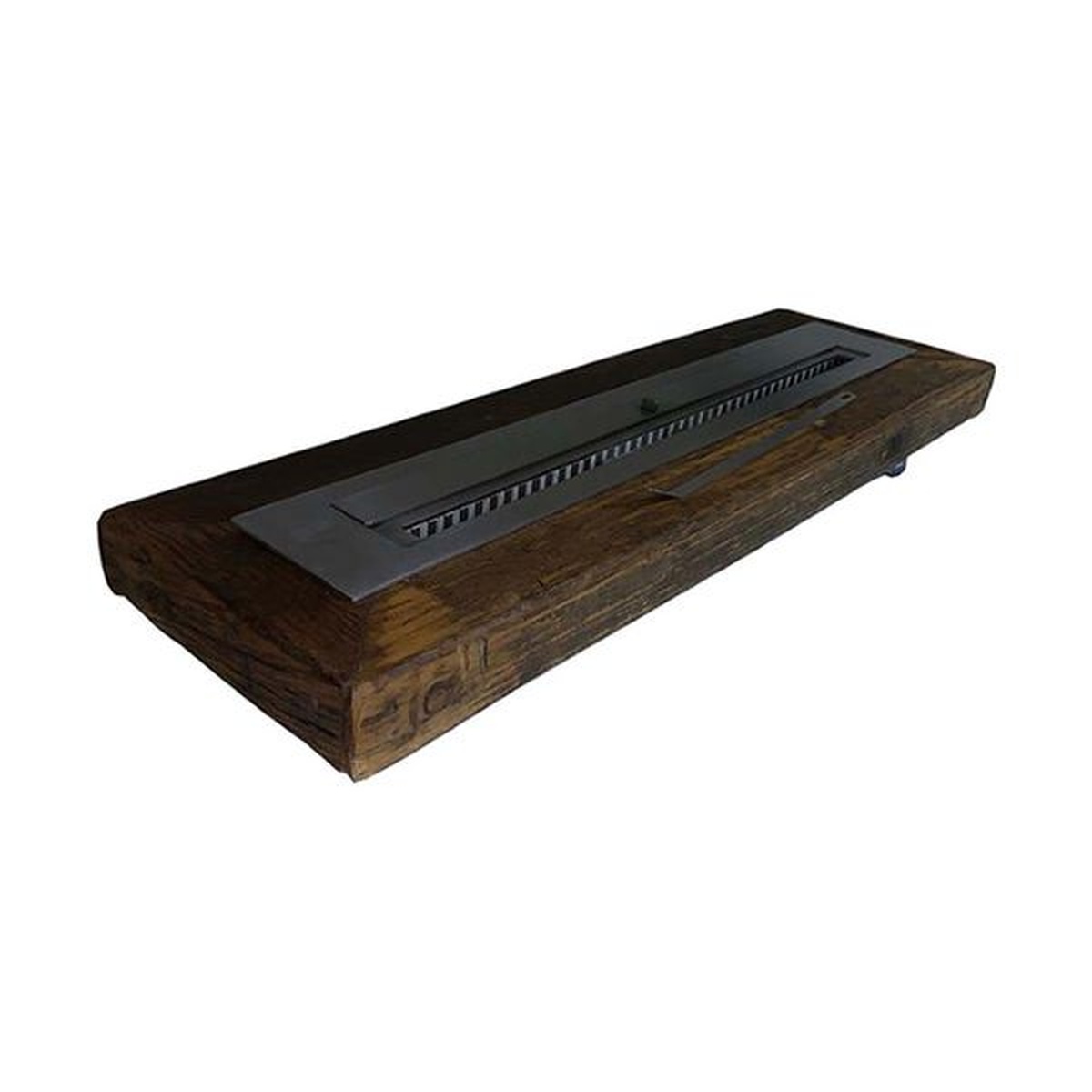 Lareira Ecológica Suporte Em Cruzeta Queimador Inox 101cm - Selmetal - Coifas e Grills